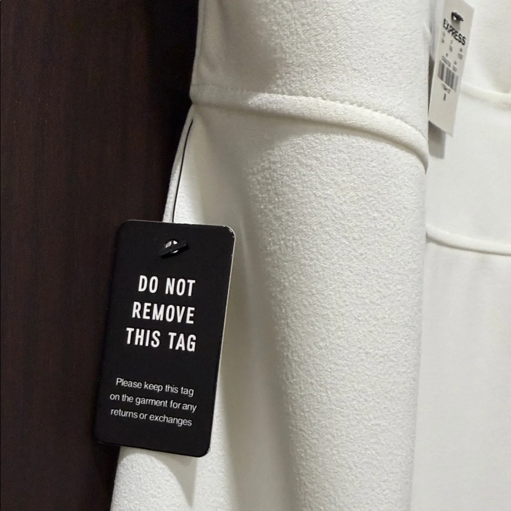 Express White Spaghetti Strap Dress - Picture 7 of 7